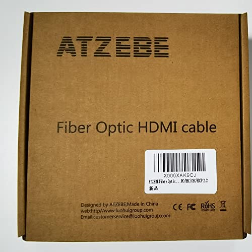 ATZEBE 光ファイバーHDMI ケーブル 30m 4K 60Hz対応 18gbps超高速伝送 4K HDR Ultra HD YUV4:4:4 HDCP 2.2 ARC ク機能2m 5m 10m 15m 20m