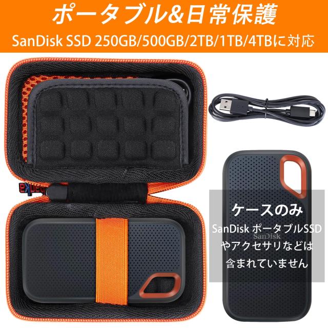 Khanka-SanDisk ポータブルSSD（エクストリームプロ ） 250GB 500GB 