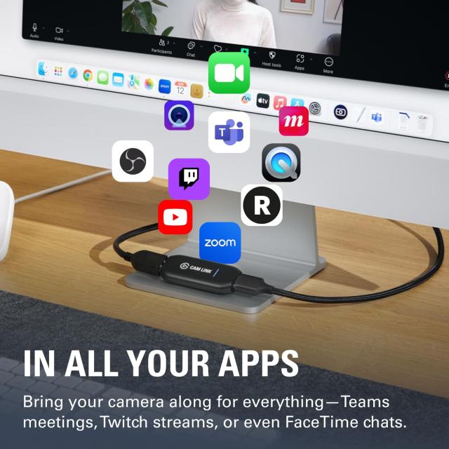 Elgato Cam Link 4K [録画・配信用コンパクトHDMIキャプチャカード 