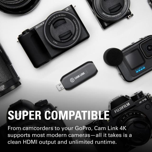 Elgato Cam Link 4K [録画・配信用コンパクトHDMIキャプチャカード 