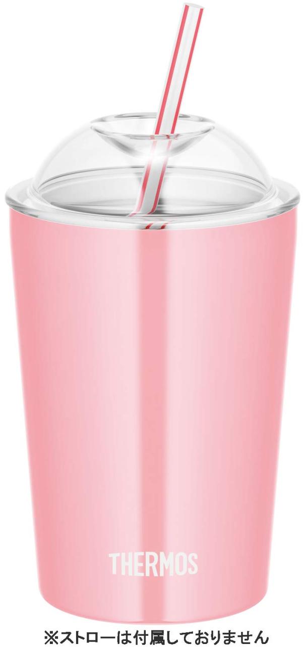 サーモス 保冷ストローカップ 300ml ライトピンク JDJ-300 LP