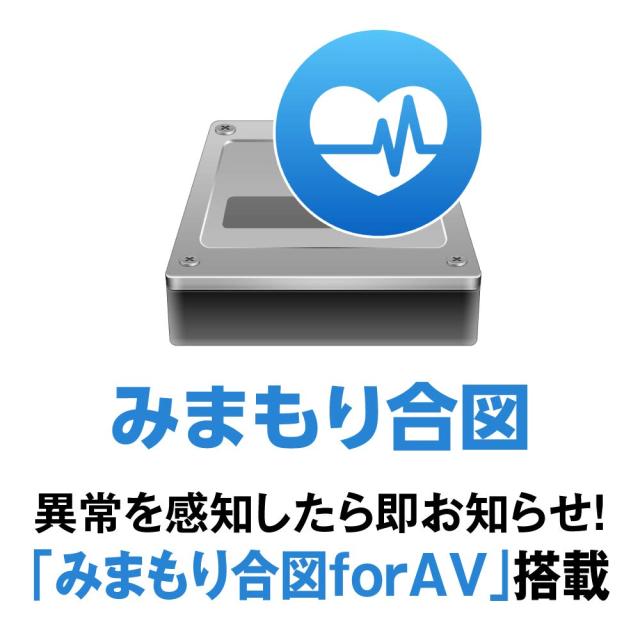 バッファロー BUFFALO 24時間連続録画対応 使用量メーター付き 3.5インチ 外付けHDD 2TB HDV-SAM2.0U3-BKA_2