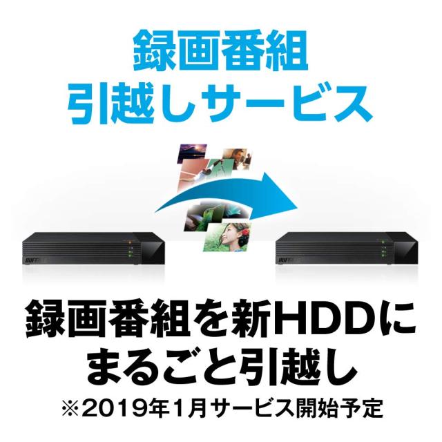 バッファロー BUFFALO 24時間連続録画対応 使用量メーター付き 3.5インチ 外付けHDD 2TB HDV-SAM2.0U3-BKA_5