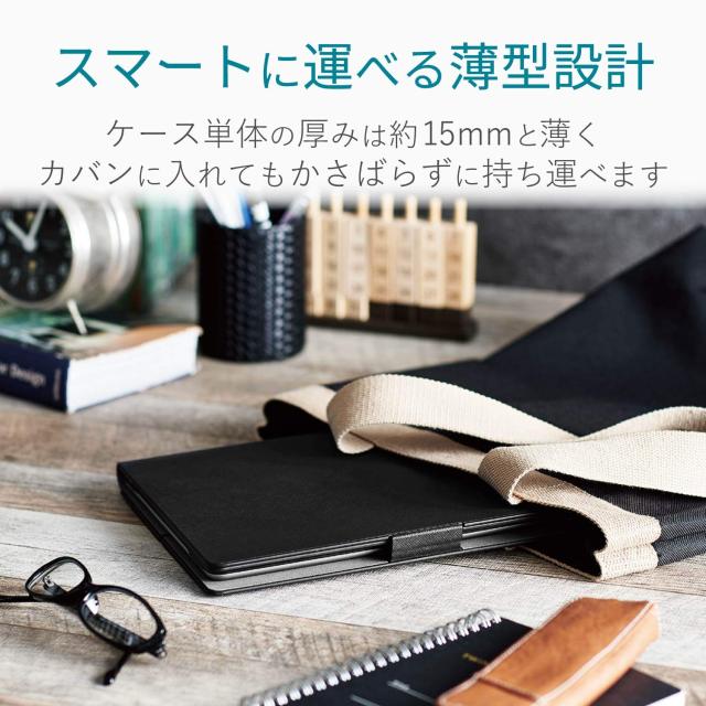 エレコム キーボード Bluetooth タブレット汎用ケース一体型 8.5~11.1インチ(iPad Pro 9.7/10.5/11対応)ブラック TK-CAP02BK_2