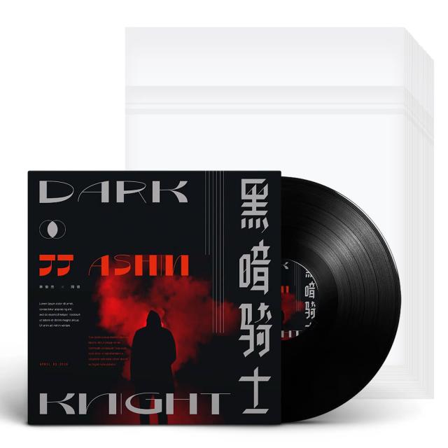MayRecords 50枚12インチ LP OPP袋 LPレコード用外袋 テープ付き