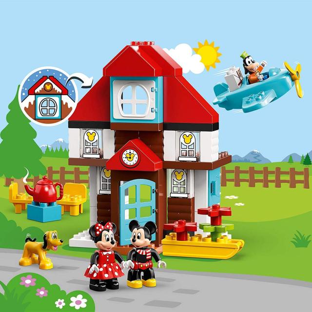 レゴ(LEGO) デュプロ ミッキーとミニーのホリデーハウス 10889 ブロック おもちゃ 女の子_5
