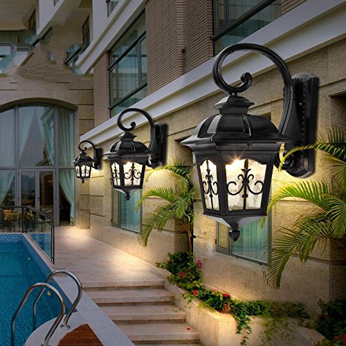 KY LEE 屋外用 照明 アンティーク調ポーチライト 玄関灯 モダン 照明