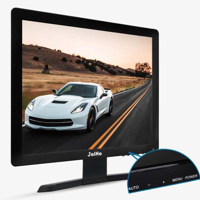 15インチモニター PCディスプレイ 小型液晶モニター 1024x768解像度 4:3 LCDディスプレイ HDMI VGA BNC USB AV入力 PCモニター、家庭用セの通販は