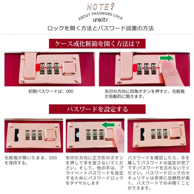 urecity] 可愛い スーツケース クラシック トランク トランク
