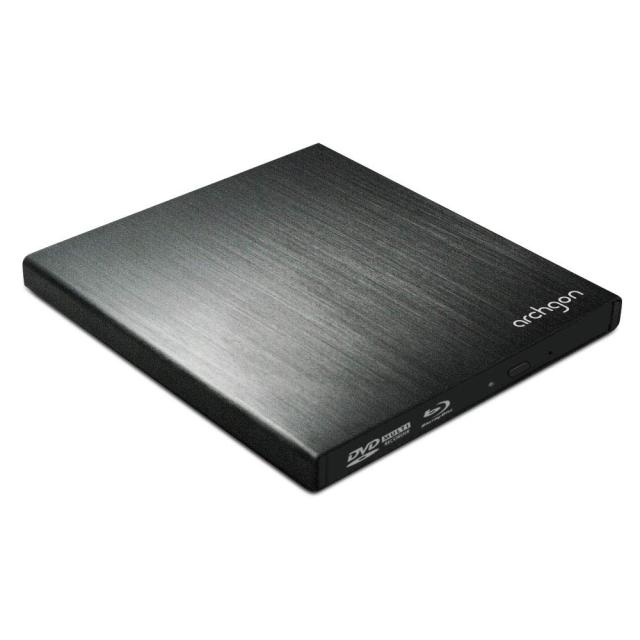 Archgon USB 3.1 外付けCD/DVD/BDドライブ Blu-ray ブルーレイ 薄型 ポータブル アルミ製筐体 BDXL対応 Windows/Mac 両対応 USB-A, USB-Cの通販は