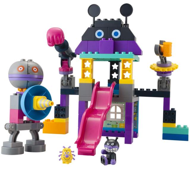 [バンダイ(BANDAI)] Blocklabo ブロックラボ アンパンマン バイキンじょうもつくれる! だだんだんブロックバケツ シリーズ_5