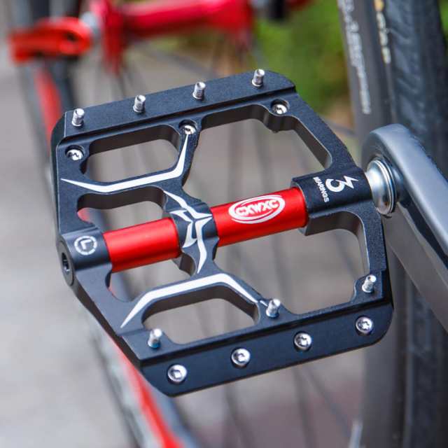 CXWXC 自転車 ペダル フラットペダル トリプルシールド