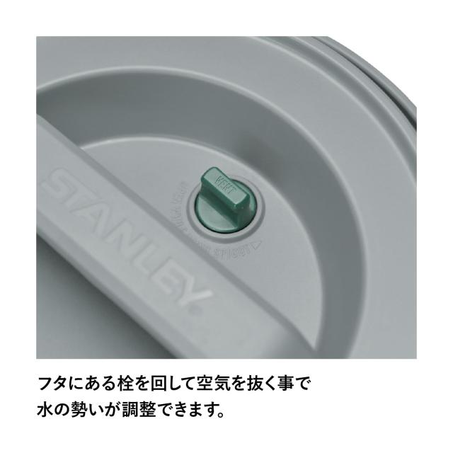 STANLEY(スタンレー) ウォータージャグ 7.5L ホワイト 保冷 頑丈 水分補給 氷入れ スポーツ アウトドア キャンプ 釣り レジャー 保証 019