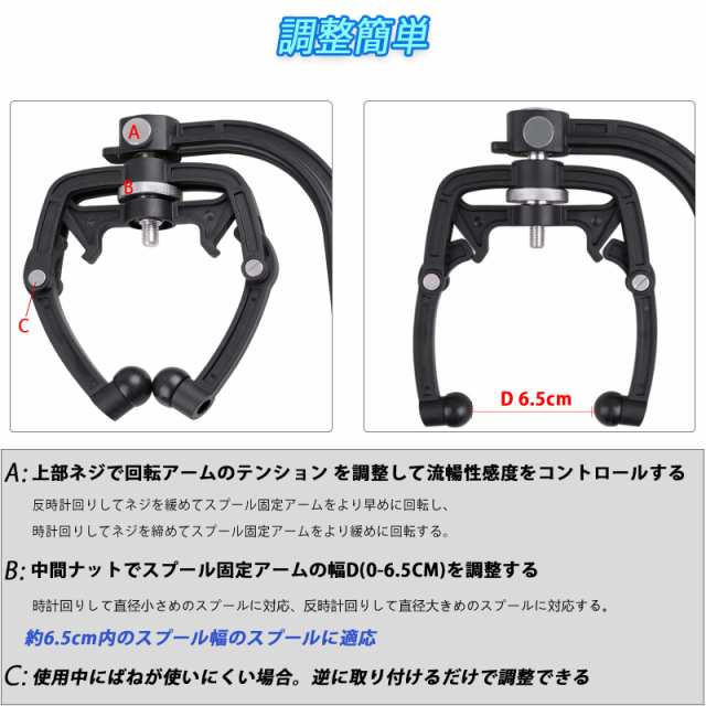 SHADDOCK 糸巻き機 釣りライン巻 釣り糸 リール巻き取り機 一人