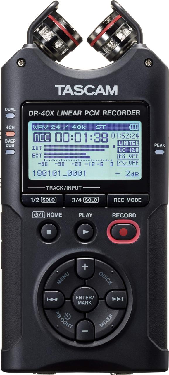 TASCAM(タスカム) DR-40X USBオーディオインターフェース搭載 4ch リニアPCMレコーダー ハンディレコーダー USBマイク Youtube ASMR 24/9_3