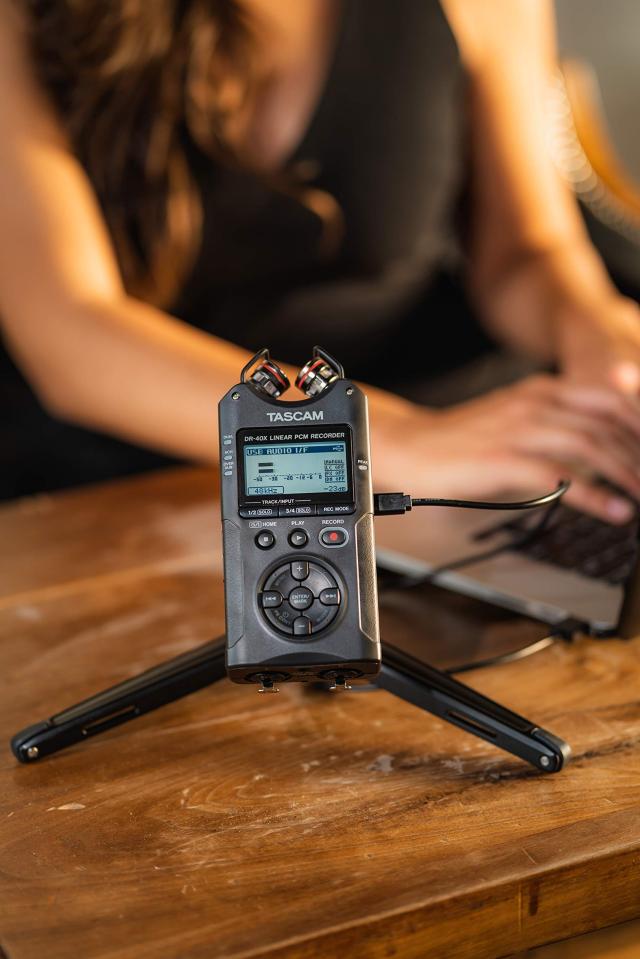 TASCAM(タスカム) DR-40X USBオーディオインターフェース搭載 4ch リニアPCMレコーダー ハンディレコーダー USBマイク Youtube ASMR 24/9_6