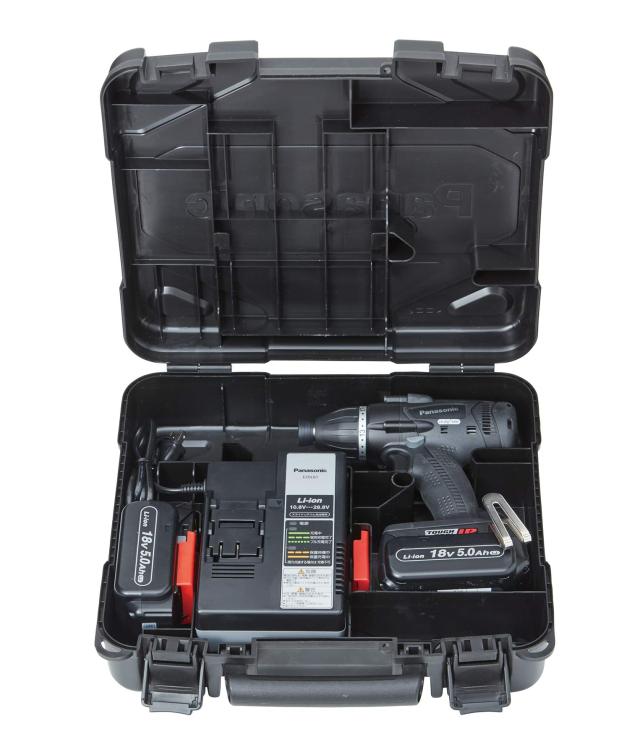 パナソニック 充電マルチインパクトドライバー18V 5.0Ah電池パック×2個 