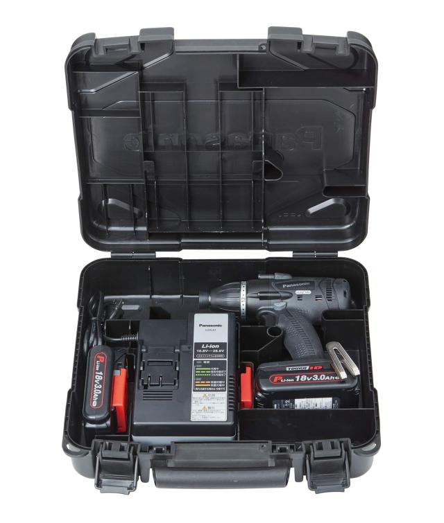 パナソニック(Panasonic) 充電マルチインパクトドライバー18V 3.0Ah電池パック×2個/充電器/ケース付 デュアル (14.4V/18V対応) ドリルド_1
