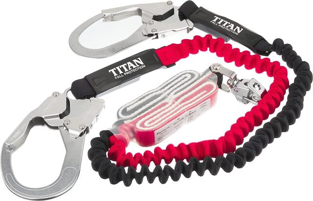 タイタン(TITAN) 新規格 墜落制止用器具 ランヤード EXJダブル タイタン(TITAN) 新規格 墜落制止用器具 ランヤード EXJダブル