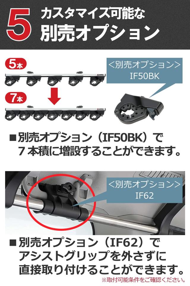 カーメイト(CARMATE) ロッドホルダー inno 釣り竿 車載 ホルダー 確実