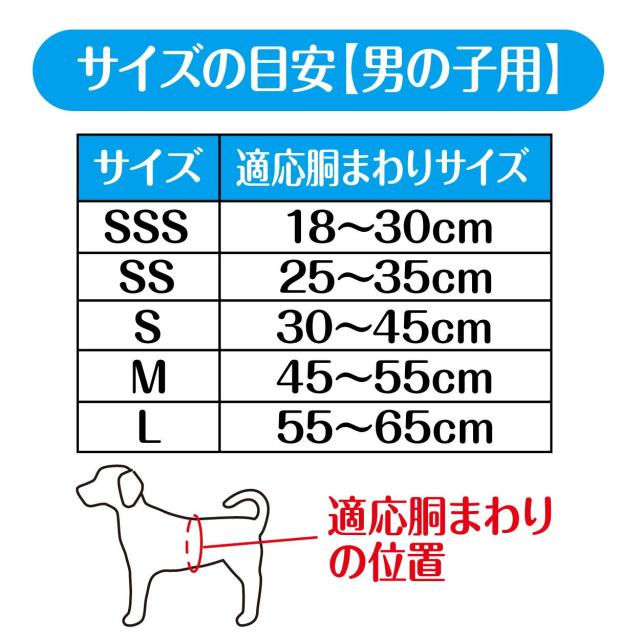 【Amazon.co.jp限定】ペティオ (Petio) Petzone(ペットゾーン) エチケットウェア男の子用 Mサイズ 38枚入×4個 (ケース販売)_3