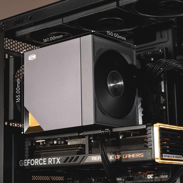 PCCOOLER CPS CPUクーラーエア冷凍庫、290Wデュアルタワーエアクーラー、8ヒートパイプCPU冷却ファンシステム＆3モードPWMサイレントファ_6