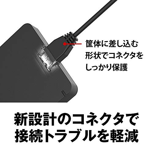 BUFFALO USB3.1(Gen.1)対応 耐衝撃ポータブルHDD 1TB ブラック HD-PGF1.0U3-BKAの通販は