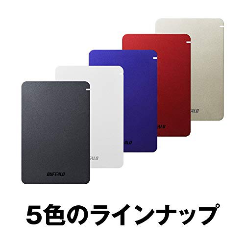 BUFFALO USB3.1(Gen.1)対応 耐衝撃ポータブルHDD 1TB ブラック HD-PGF1.0U3-BKAの通販は