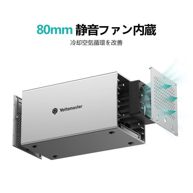 Yottamaster (4Bay) HDDケース 3.5インチ USB3.2 GEN-1 Type-C Yottamaster (4Bay) HDDケース 3.5インチ USB3.2 GEN-1 Type-C