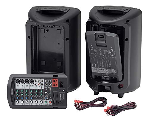 【ミニスピーカースタンド+マイク 2本 セット】 YAMAHA Bluetooth対応PAシステム STAGEPAS400BT_2