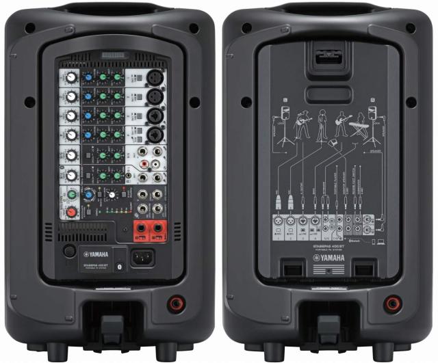 【ミニスピーカースタンド+マイク 2本 セット】 YAMAHA Bluetooth対応PAシステム STAGEPAS400BT_3