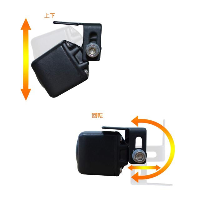 PARKVISION マルチビューバックカメラ フロントカメラ 広角 水平180°垂直120°広角レンズ HD CMOSセンサー採用 6種類のマルチ表示画面_7