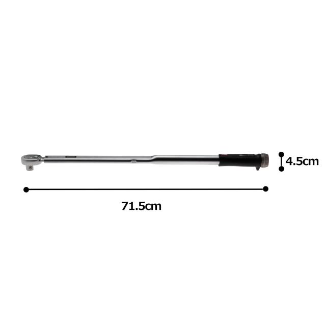 トネ(TONE) プレセット形トルクレンチ(ダイレクトセットタイプ) T6MN300-QL 差込角19.0mm(3/4”) ブラック 300N・m_4