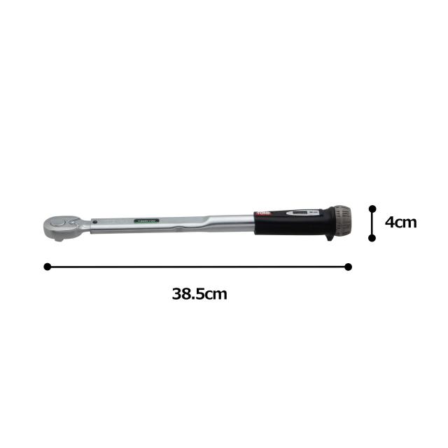 トネ(TONE) プレセット形トルクレンチ(ダイレクトセットタイプ) T3MN100-QL 差込角9.5mm(3/8”) ブラック 100N・m_4