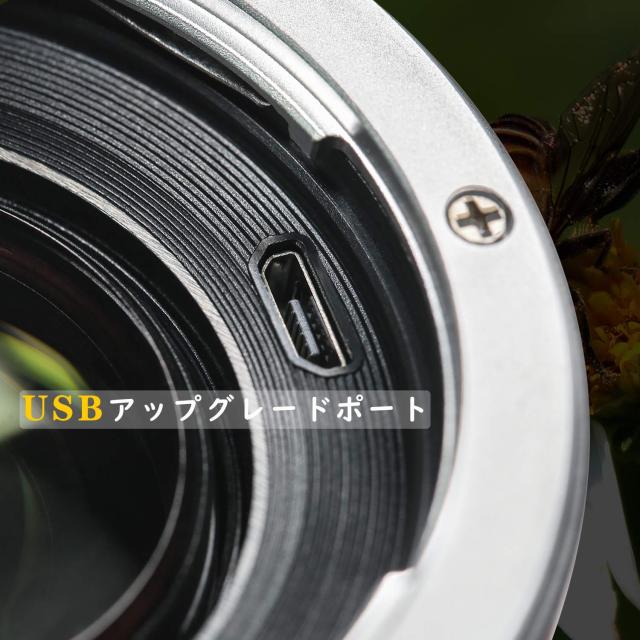 VILOTROX マウントアダプター EF-EOS M2 0.71X スピードブースター AF 絞り調整可 手振れ補正対応 キヤノンEFフルサイズレンズ→キヤノン