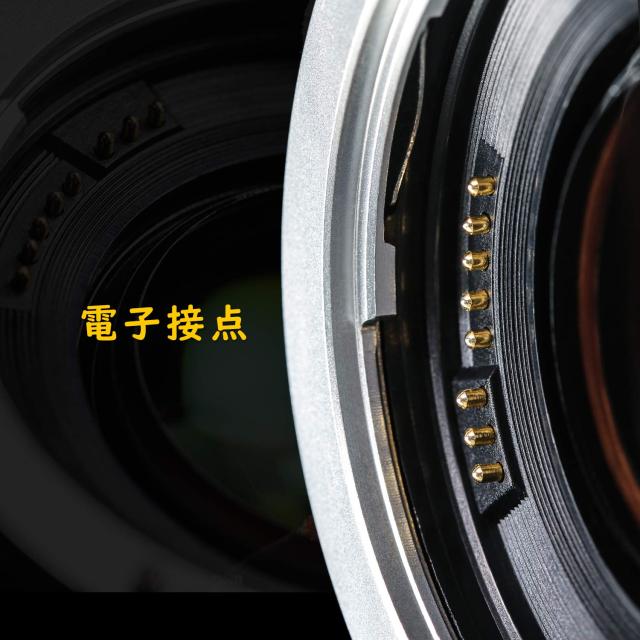 VILOTROX マウントアダプター EF-EOS M2 0.71X スピードブースター AF 絞り調整可 手振れ補正対応 キヤノンEFフルサイズレンズ→キヤノン