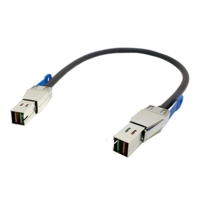 JSER 外部 Mini SAS HD SFF-8644 → Mini SAS 高密度HD SFF-8644 データサーバー RAID ケーブル 50cm 12Gbps_4