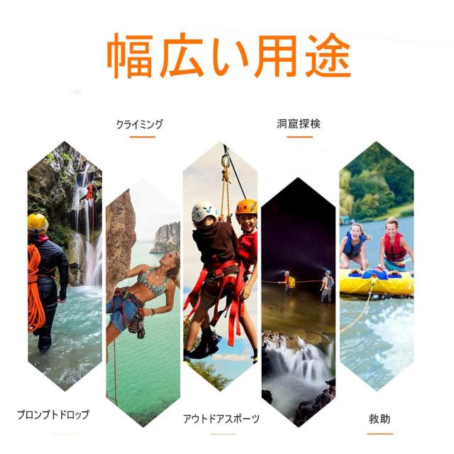 Alomejor ディセンダー 懸垂下降ディセンダー 自己制動 ディセンダー 高強度 耐久性10-12mmロープ用 保護ロック 装置 ククライミング/洞_4