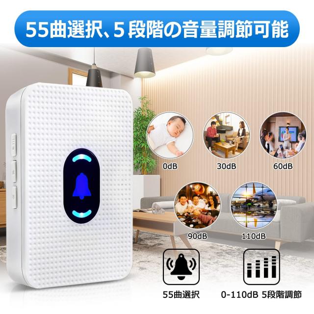 DAYTECHドアセンサーチャイム ドアベルセンサー 店舗用 引戸ドア