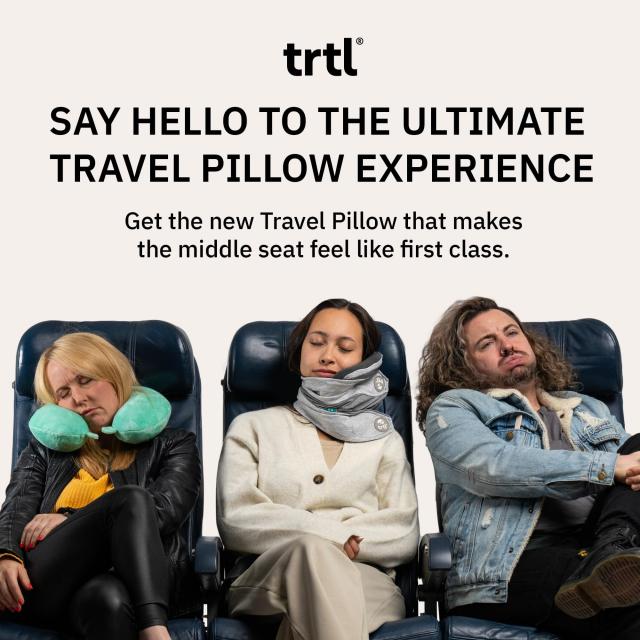 Trtl Pillow Plusトラベルピロー 高さ調節可能、頸部サポート trtl Pillow Plus - 調節可能なネックピロー 飛行機旅行用