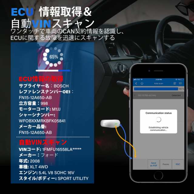 Autel AP200 obd2 故障診断機 自動車スキャナー フルシステム診断  AutoVIN、オイル/EPB/BMS/SAS/TPMS/DPFリセット IMMOサービス ファミリの通販はau PAY マーケット -  ふうまりストア | au PAY マーケット－通販サイト