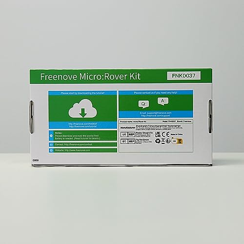 Freenove Micro:Rover Kit for BBC micro:bit (V2 付属)、障害物回避、ライトトレース、ライントラッキング、リモートコントロール、メロ_8