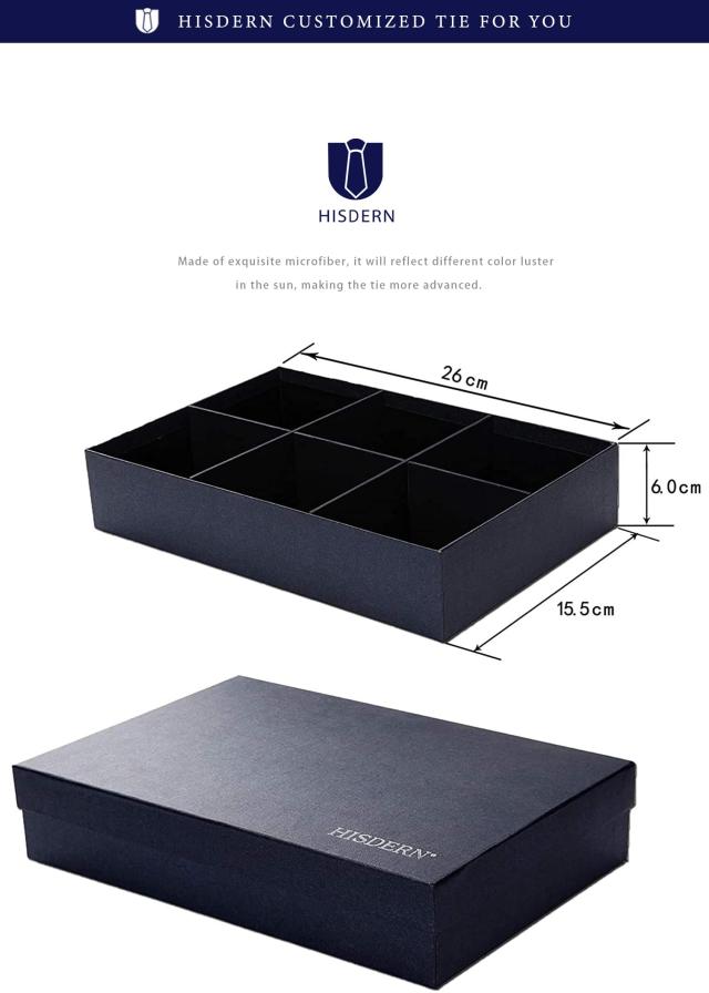 [HISDERN] 結婚式 無地 ネクタイ 5本セット フォーマル チーフ付き ビジネス 赤 ネクタイ ブランド プレゼントT5-01
