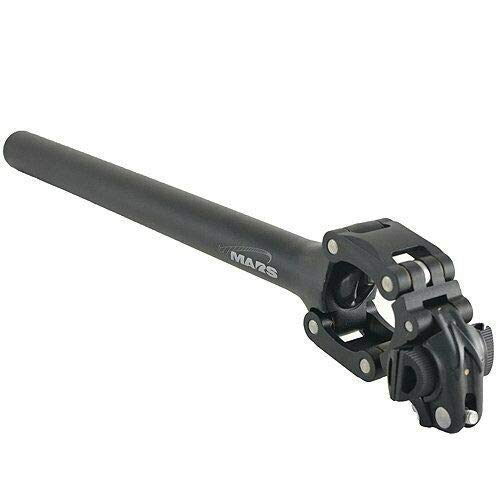 その他のスポーツ TMARS SD-475 Suspension Seat Post with Paralleogram system 27.2x400mm, Black #ST1742