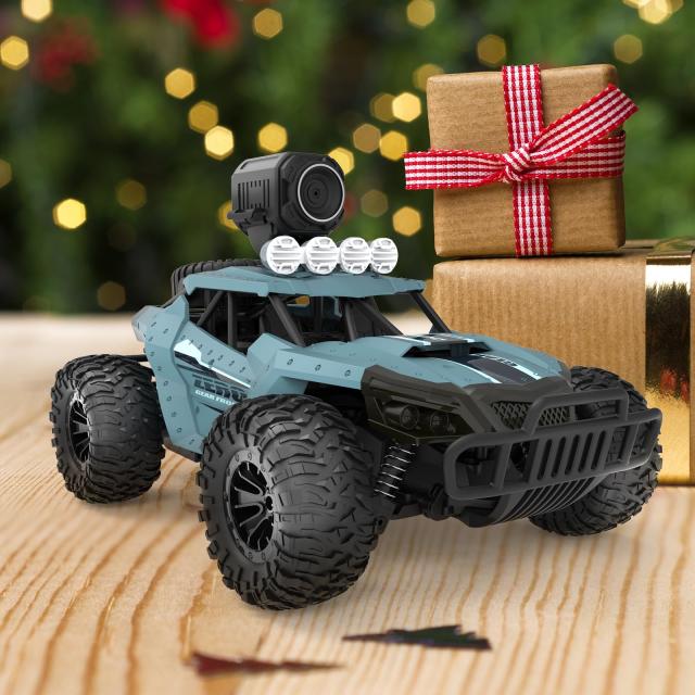 DEERC ラジコンカー こども向け オフロード RCカー カメラ付きラジコン 1/16 操作時間30分 時速20km/h 2.4GHz WiFi FPVリアルタイム リモ_5
