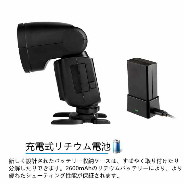 【Godox正規代理】GODOX V1F カメラフラッシュ ストロボ ラウンドヘッド 富士 富士フイルムX-Pro2 X-T20 X-T2 X-T1 GFX50S GFX50Rカメラの通販は