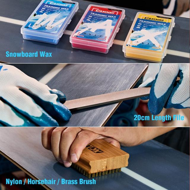 XCMAN スキー スノーボード用ワックス完全 チューニング工具キット