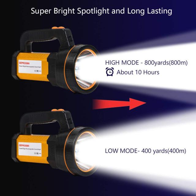 ハンディライト懐中電灯 led usb充電式 強力 最強 高輝度 高6000 