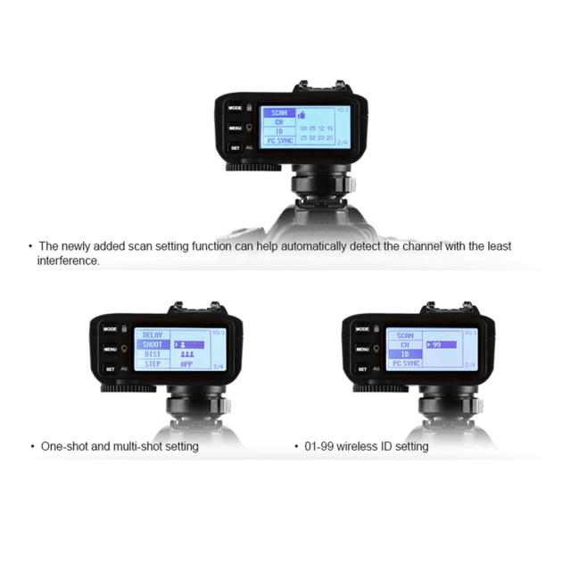 Godox X2T-O 送信機 2.4G TTLワイヤレスフラッシュトリガー 高速同期 1/8000s 互換性 Olympus Panasonic カメラ用(X2T-O 送信機) [並行輸