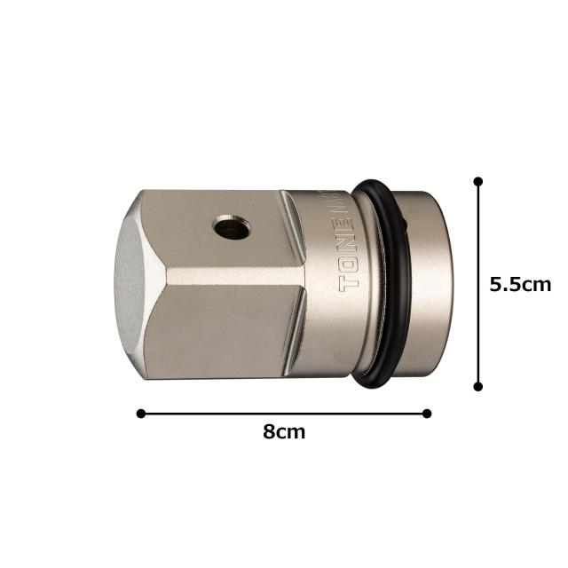トネ(TONE) インパクト用ソケットアダプター HPNA812 差込角25.4mm(1”) ＆38.1mm(1-1/2”)_4